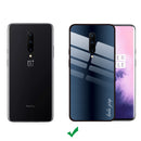 Bakeey Carbon Fiber Gradient Color Shockproof Tempered Glass Protective Case for OnePlus 7 Pro
