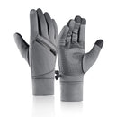 M/L/XL/2XL Winter Warm Touch Screen Gloves Multi-purpose Waterproof Windproof Non-slip Double Thermal Skiing Cycling Running Climbing Gloves with Zipper Pocket