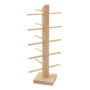 Natural Wood Wooden Sunglasses Eyeglasseses Display Rack Stand Holder Organizer 3/4/5/6 Layers