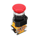 Machifit LA38-11M Momentary Push Button Switch 24-500V Waterproof Switch