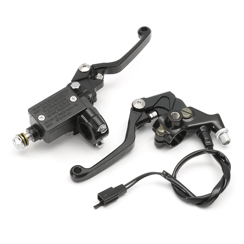 7/8inch Motorcycle Bike Hydraulic Brake Master Cylinder Cable Clutch Lever