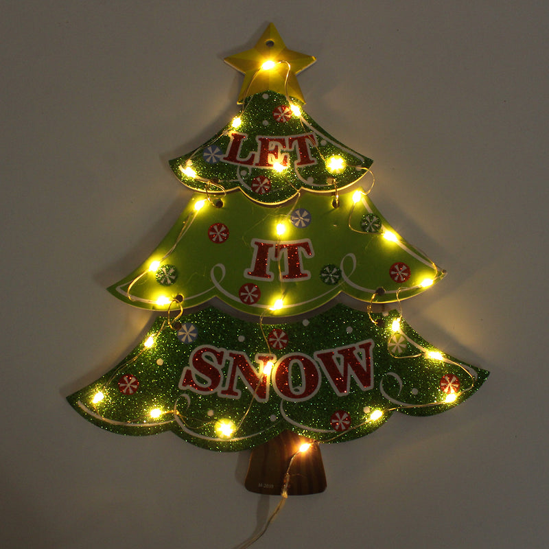 LED Christmas Tree Decoration String Light Window Hanging Ornament Holiday Gift