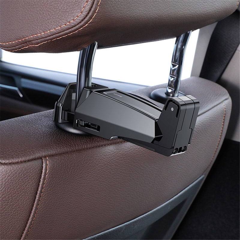 Baseus Foldable Adjustable Clip Car Backseat Hook Stand Headrest Holder for Xiaomi Smart Phone