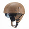 Retro PU Motorcycle Half Helmet Open Face With Visor Motorbike Scooter Cruise Safety