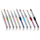 8 Colors Nail Art Polish Engraving Pen Drawing Line Design Acrylic UV Gel DIY Painting Brush