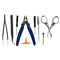 V3 Vape Ceramic Tweezers Heat Wire Pliers Tool Bag Atomizer Coil Jig Portable Toolkit