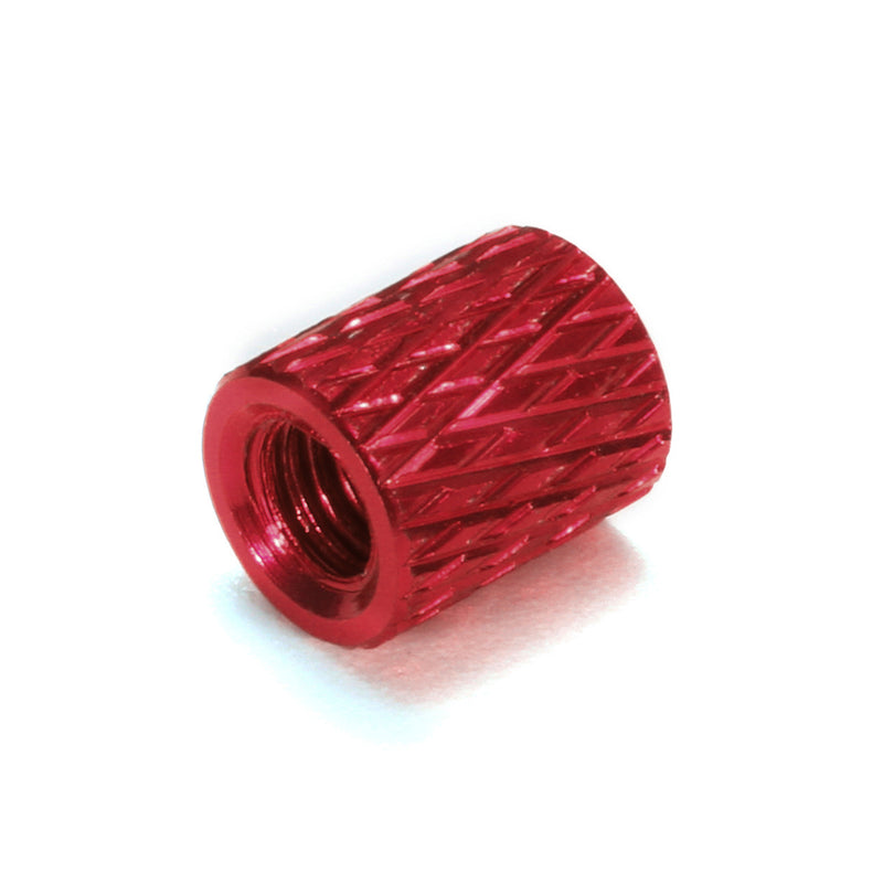 Suleve M3AS1 10Pcs M3 6mm Knurled Standoff Aluminum Alloy Anodized Spacer