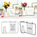 Photo Frame Iron Bracket Picture Memo Card Rack Holder Home Livingroom Decorations