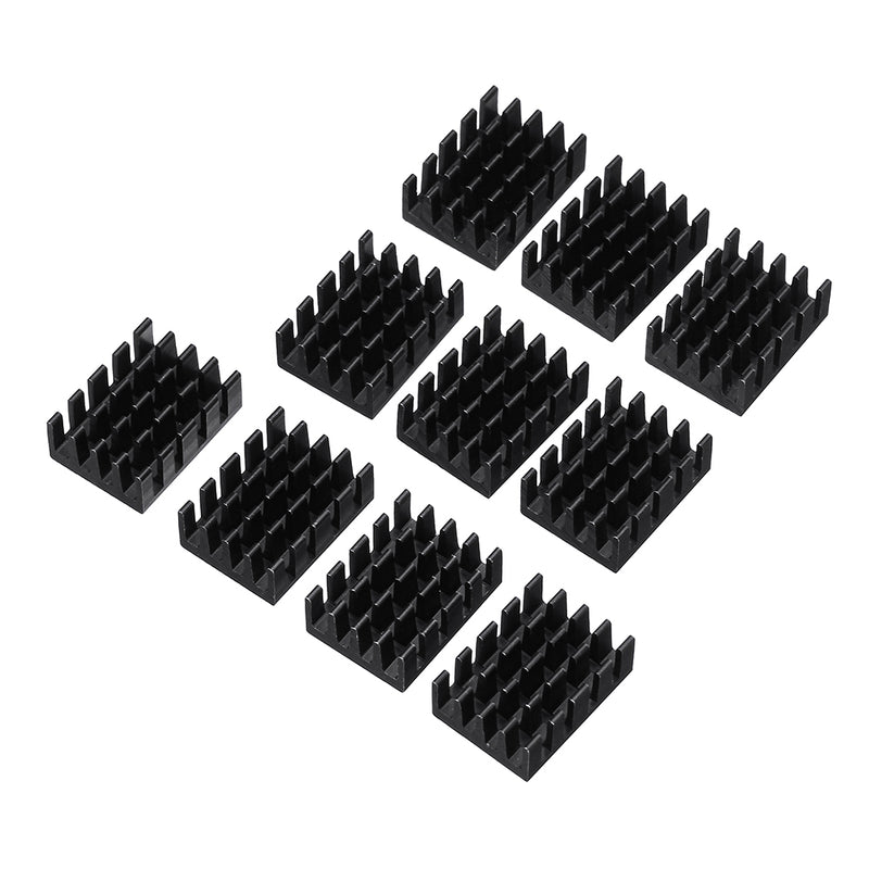 50Pcs 19x14x7mm Heat Sink Chip Special Radiator Aluminum Heat Conduction