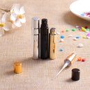 5ml Electroplated UV Glass Travel Perfume Bottles Atomizer Portable Spray Refillable Container