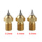 3pcs V6 1.75mm 0.2/0.3/0.5mm Airbrush Nozzle Adapter for 3D Printer