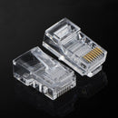 Ugreen Cat5 RJ45 Connector Cat5E 8P8C Modular Ethernet Cable Head Plug Gold-plated Cat 5 Crimp Network RJ45 Connector 10packs