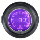 Universal 2inch 52mm Oil Press Pressure Gauge Digital LED 7Color 150 PSI Meter