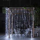2M*3M 288LED Outdoor Christmas Xmas Wedding Party Fairy String Curtain Hanging Window Light EU Plug