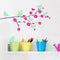 8PCS Honana Fluorescent Glow Birds Wall Sticker Home Bedroom Decor