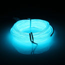 5M EL Led Flexible Soft Tube Wire Neon Glow Car Rope Strip Light Xmas Decor DC 12V