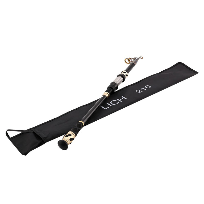 SeaKnight LICH 2.4M 2.7M 3M 3.6M Carbon Telescopic Fishing Rod M Power Spinning Rod Sea Fishing