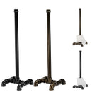 Paper Towel Holder Free Standing Vintage Toilet Roll Hold Industrial Pipe Fitting