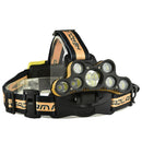 XANES 2501-B 2500 Lumens 9LED Cycling Headlamp 6 Switch Modes 7x T6+ 2x XPE Sport Light