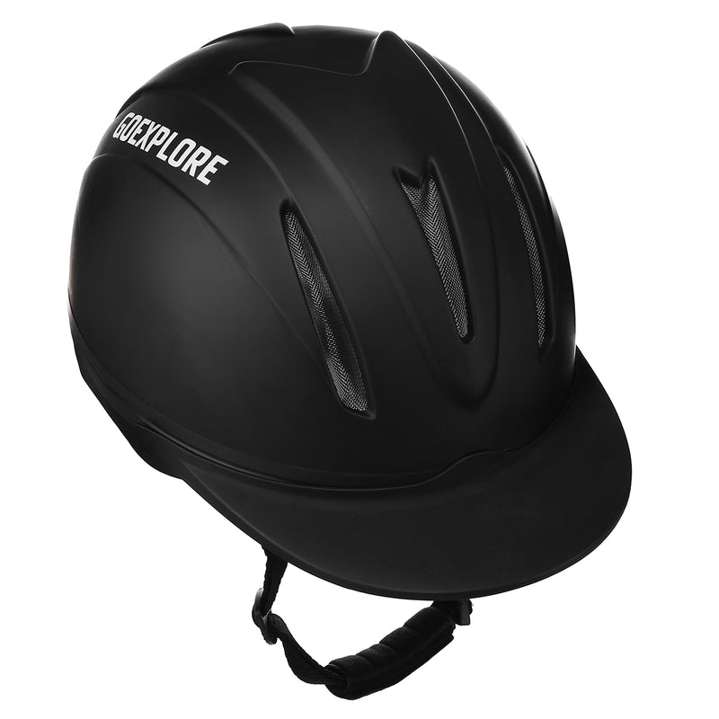 Horse Riding Hat Helmet Cap Adjustable Breathable Safety Head Protector Adult