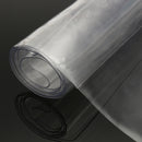 Wipe Clean Transparent Tablecloth Mat PVC Glass Effect Table Protection Cover