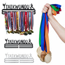Stainless Steel Wall Mount Display Taekwondo Medal Hanger Holder Rack Sport Decorations