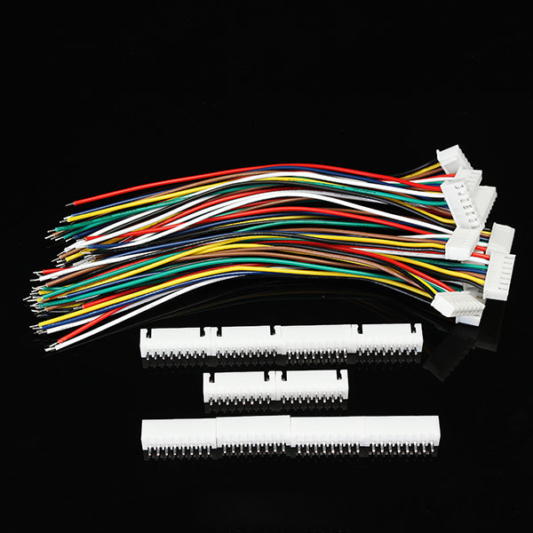10sets 15cm XH2.54 8Pin 24AWG 1007 Terminal Wire Circuit Board Connecting Cable With Socket