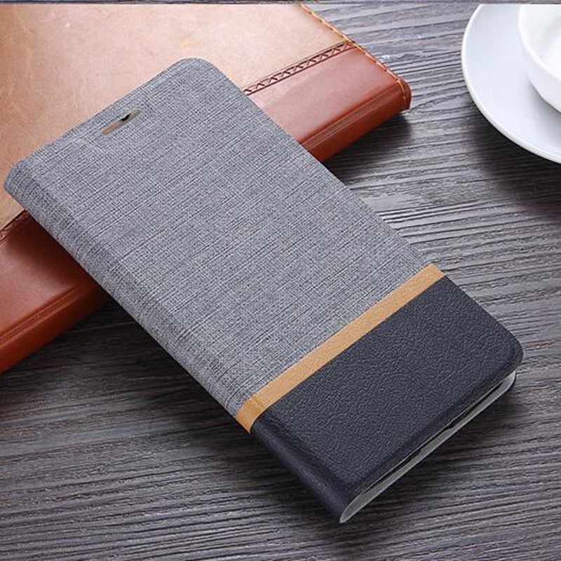 Flip Cloth Pattern Leather Full Body With Stand Protector Cover Case For DOOGEE MIX 2