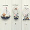 Mediterranean Style Pothook Nautical Hat Clothes Home Wall Hooks Hangers Hanging Decoration
