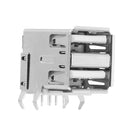 10pcs AF90 Degree Type A female Socket Connector Double USB Charging Socket USB Socket Interface