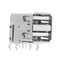 10pcs AF90 Degree Type A female Socket Connector Double USB Charging Socket USB Socket Interface