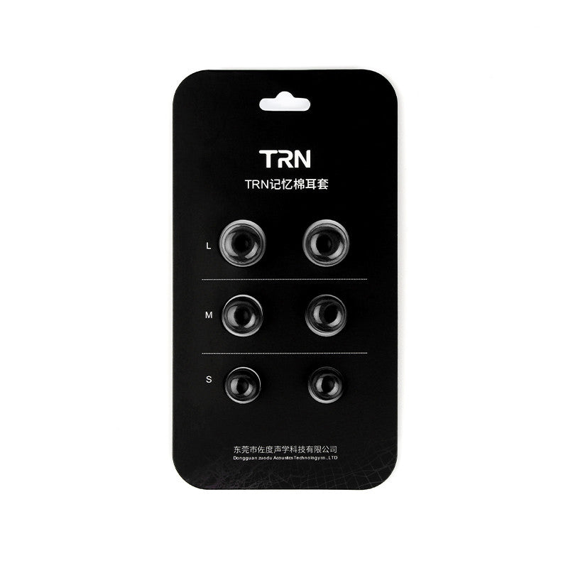 TRN 3 Pairs of Rebound Memory Foam Tips Silicone In-ear Earbuds for Earphone Headphone