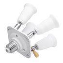 E27 To Four E27 Bulb Adapter Light Socket Lampholder with ON OFF Chain Switch AC100-250V