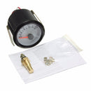 Universal Car Black Water Temp Celsius Gauge TACHO 40-120C Blue Light 2" 52mm