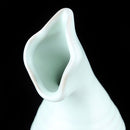 6 Patterns Ceramic Vase Ornament Handmade Flower Arrangement Pottery Flambe Glazed Decor Green