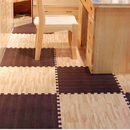 30*30*1CM EVA Foam Wood Grain Ground Mats Dark Carpet Split Joint Puzzle Baby Pads