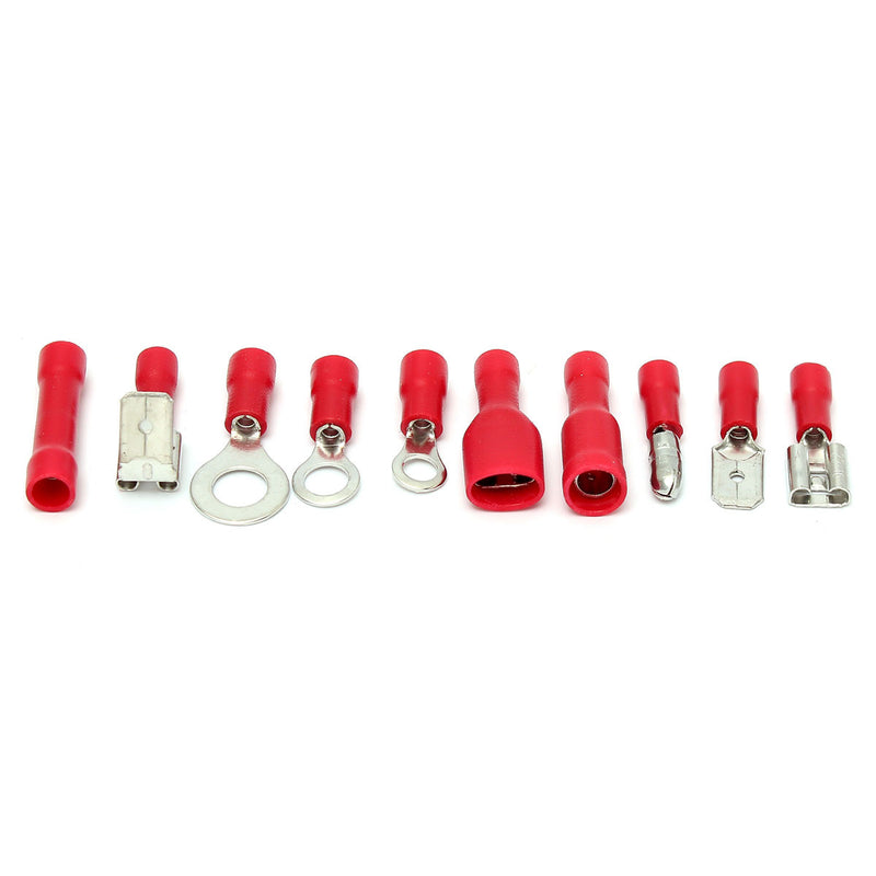 Excellway EC09 480Pcs Insulated Electrical Wire Connector Terminal Crimp Connectors Kit Box