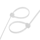 Suleve ZT13 Nylon 500Pcs 3/4mm 10/12/15/20cm White Nylon Self-locking Cable Tie Zip Ties Strong Tensile Strength