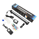 DOCEAN LED RGB Aquarium Light 28cm 16 Color RF Remote Control Waterproof Fish Tank Underwater Lamp