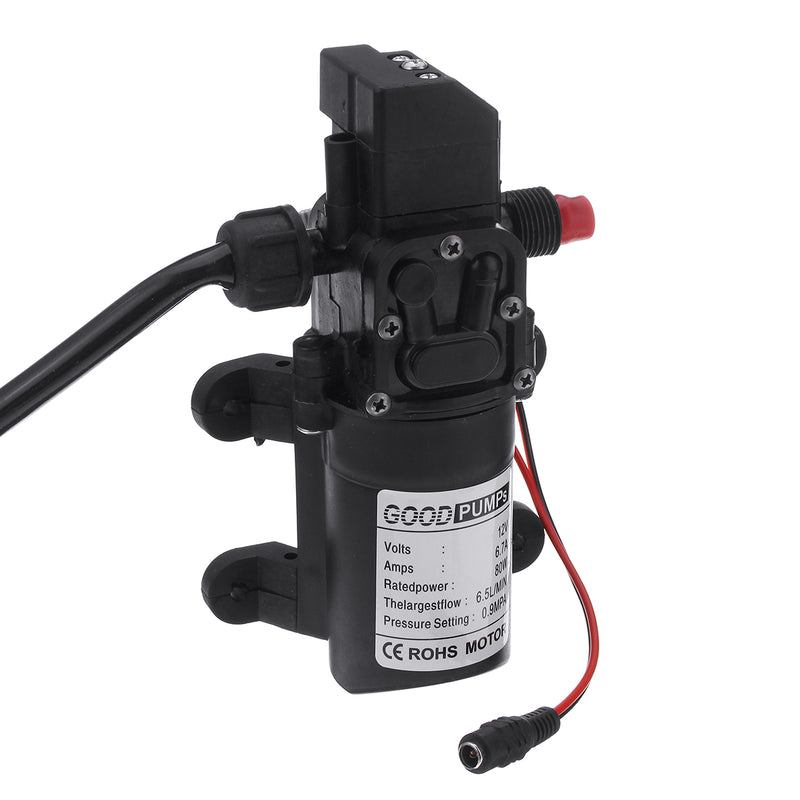 80W 12V High Pressure Car Electric Washer Squirt Sprayer Wash Self-priming Pump Water Cleaner For Auto Washing Tools