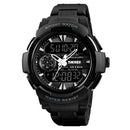 SKMEI 1320 Dual Display Digital Watch Men Chronograph Alarm Watch Fashion Waterproof Sport Watch