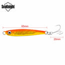 SeaKnight SK302 1PC 21g 65mm Jigging Fishing Lure Metal Sinking Spoon Fishing Baits 3D Eyes