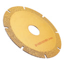 Drillpro 100mm/110mm 8T Diamond Saw Blade Silicon Carbide Slotted Cutting Disc For Marble Ceramic