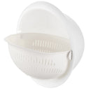 Double Layer Round Drain Basket Kitchen Bracket For Washing Fruit Vegetable