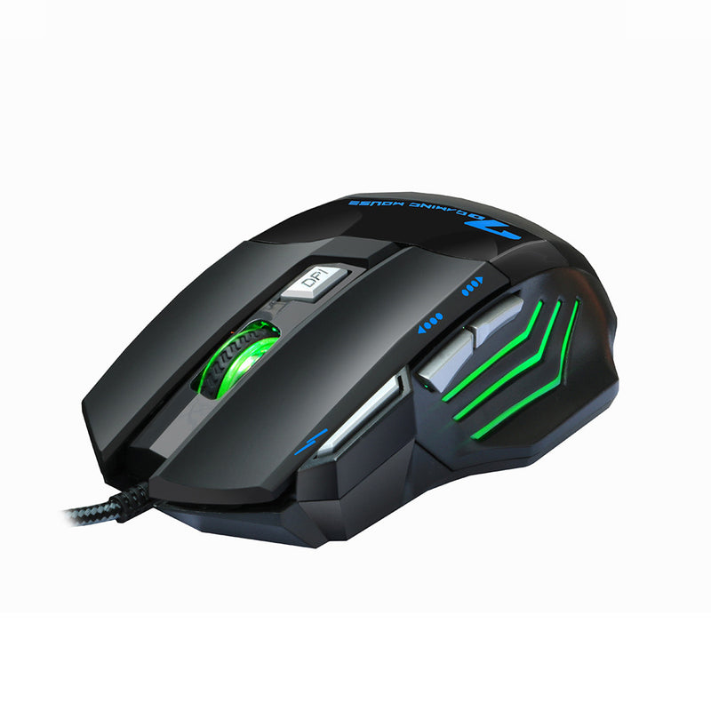 ZUOYA MMR3 Wired Mechanical Gaming Mouse 7 Keys 5500DPI LED Optical USB Mouse Mice Game Mouse Silent/Sound Mouse For PC Computer Pro Gamer