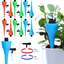 6Pcs/12Pcs New Upgrade Thickened Self Automatic Sprayer Watering Device Adjustable Water Flow Dripper Spikes With Control Valve Constant Pressure Design Drip Irrigation Kit Fit On All Bottles