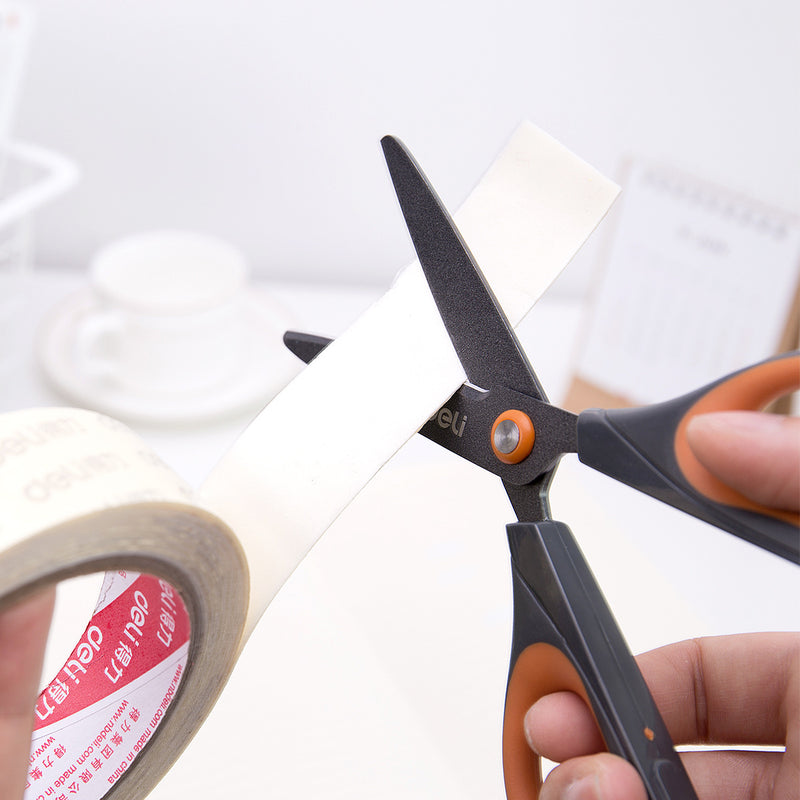 XIAOMI Ecosystem Deli 6055 Soft-touch Scissors Alloy Stainless Steel Cutter Home Office Hand Craft Scissors Cutting Tools