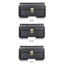 Universal Leather Wallet Pouch Waist Bag Case For Phone From 5.1 to 6.3 inch