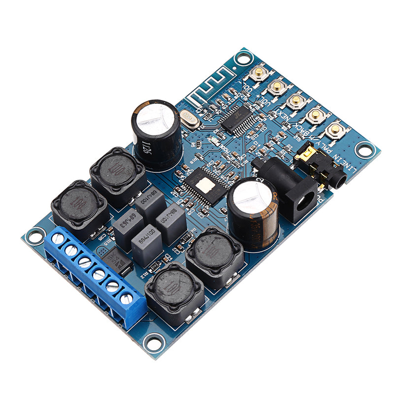 Dual Channel Digital bluetooth Amplifier Board Wireless BT 3.0/4.0/4.1 Audio Amp Board Without Niose 50W+50W