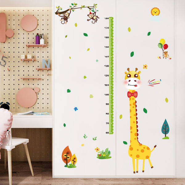 Miico SK9350 Giraffe Height Stickers Children's Room Kindergarten Decorative Wall Stickers DIY Sticker
